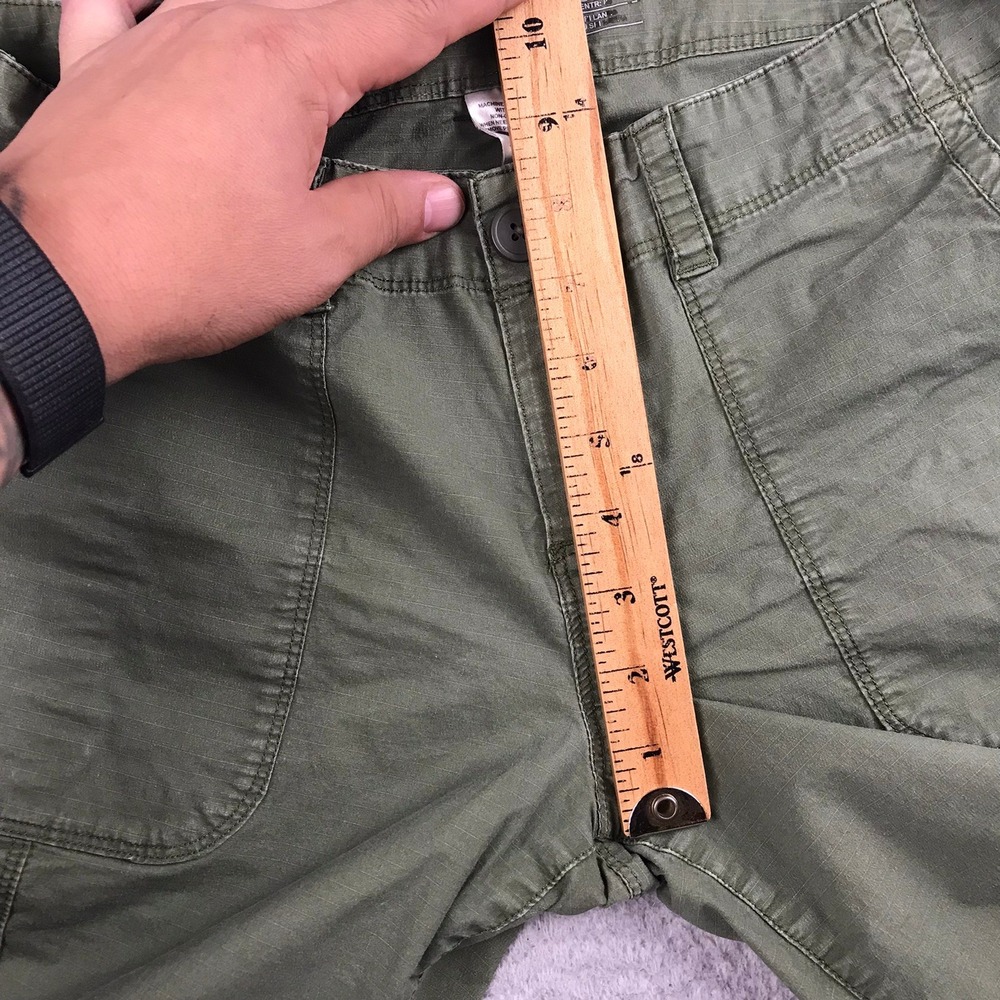 Mountain Hardwear Pants Womens 4 Olive Green Cotton Stretch Hiking Outdoor - Picture 13 of 16
